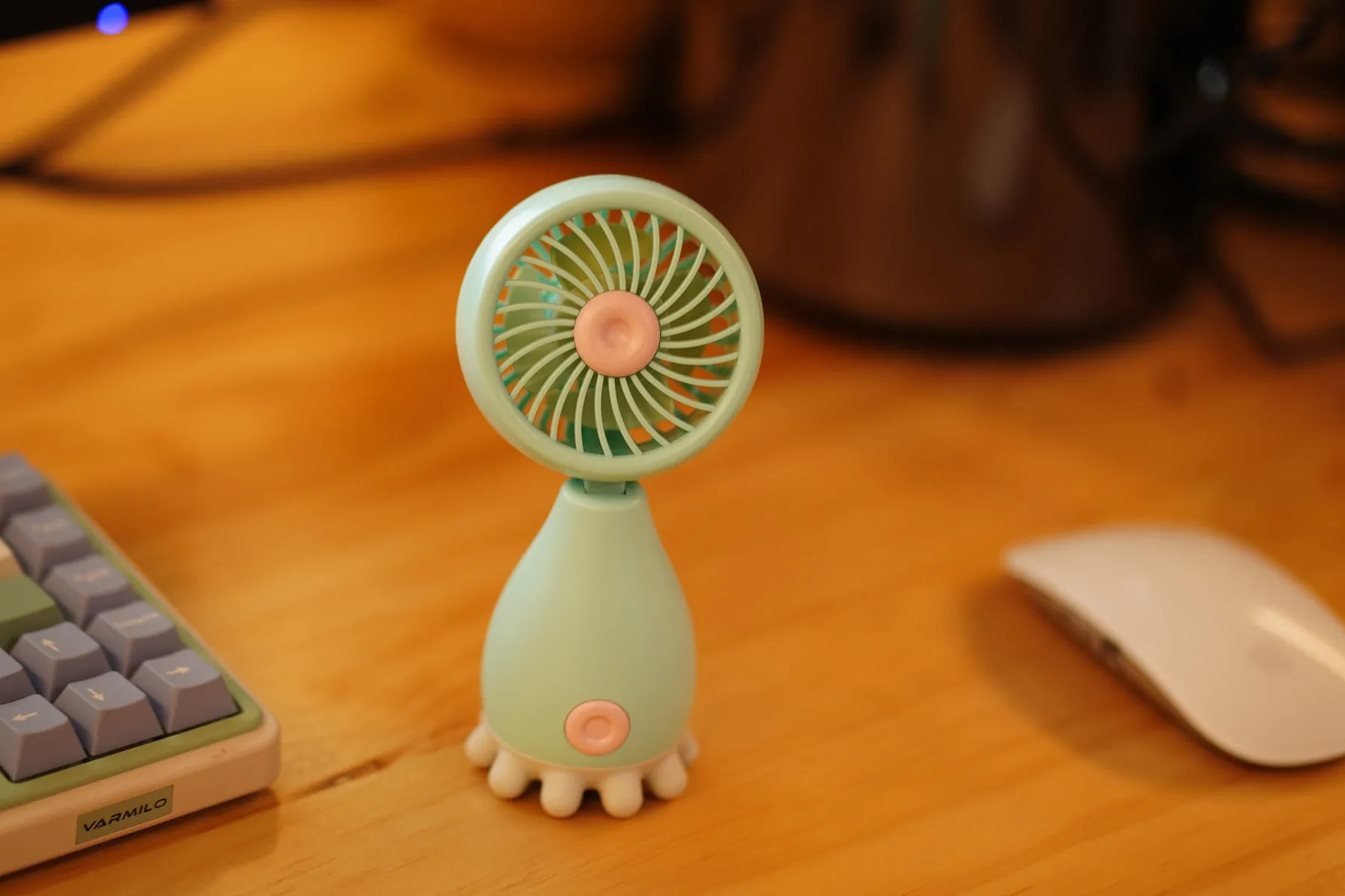 1pc USB handheld mini fan portable electric fan for home office and travel rechargeable battery operated quiet and powerful cooling best gift in 2024 summer