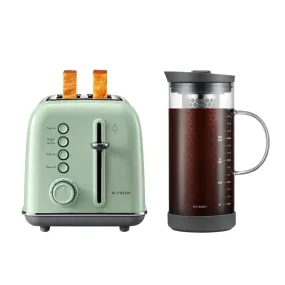 2-Slice Toaster with Cold Brew Coffee Maker - Bundle Offer