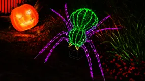 3D Halloween LED Scary Spider Sculpture