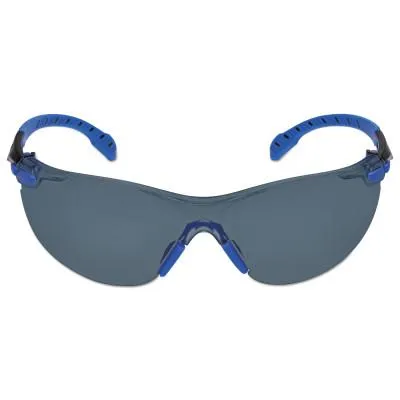 3M™ Solus™ 1000-Series Kit, Gray Lens, Polycarbonate, Anti-Fog, Black/Blue, Frameless, S1102SGAF