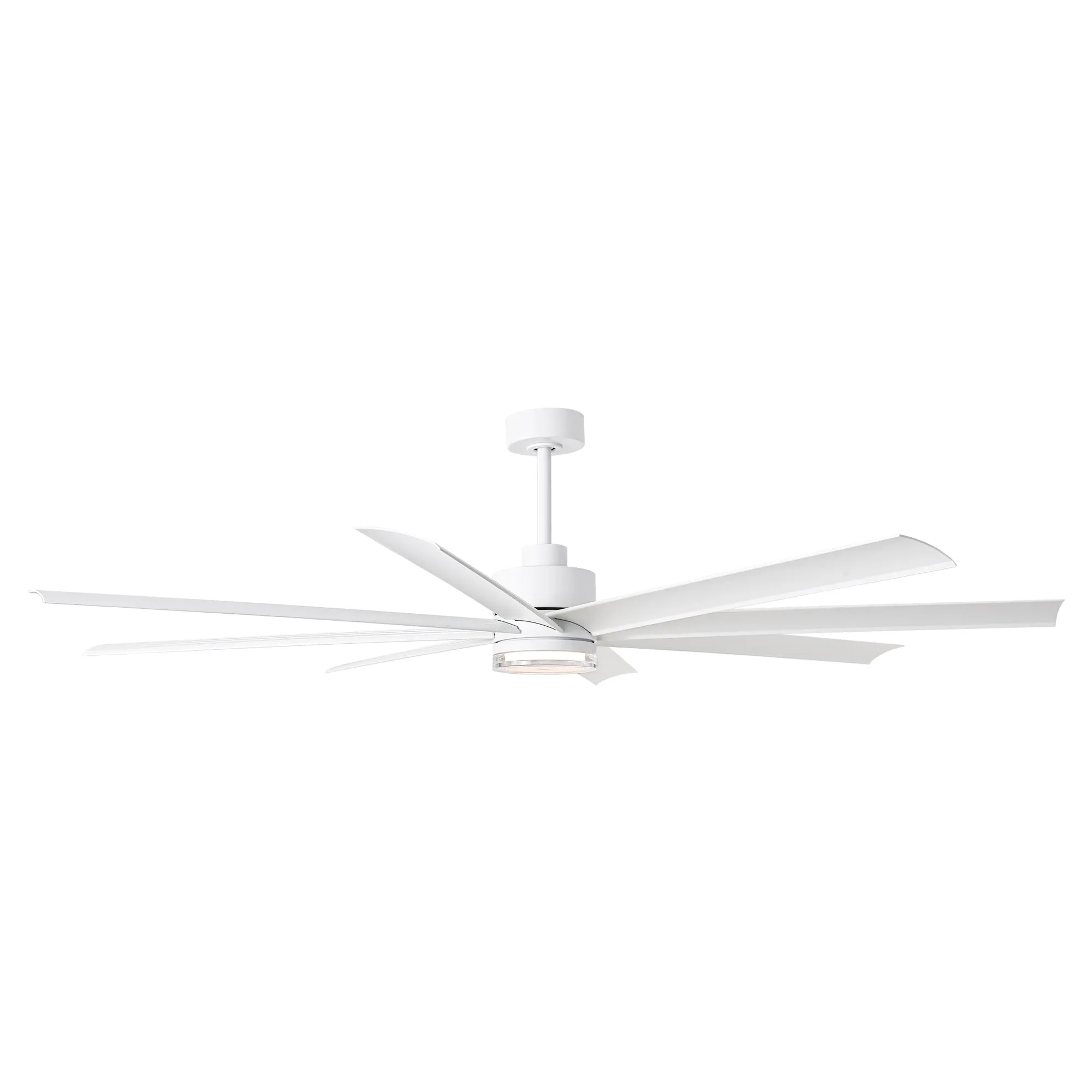 72 Inch Daugava Modern Downrod Mount Smart Fan with LED Light