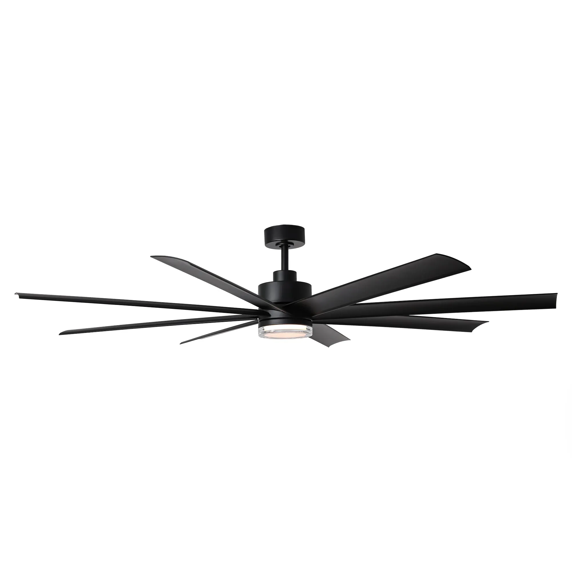 72 Inch Daugava Modern Downrod Mount Smart Fan with LED Light