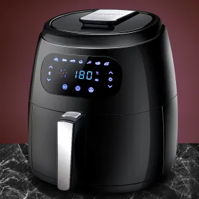 8.5L LCD Air Fryer, 1800W, Oil-Free, Turbo Air - Devanti