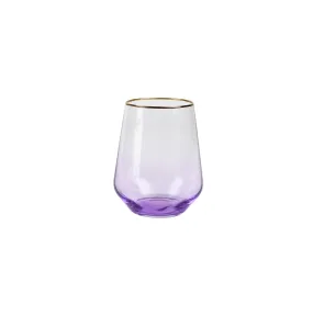 Amethyst Stemless Wine Glass