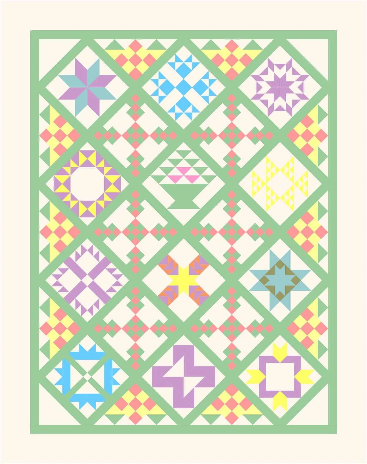 Amish Sampler Block of the Month