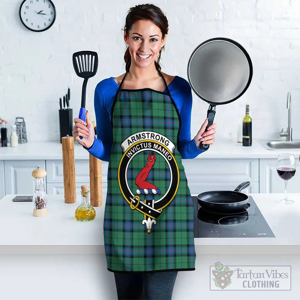 Armstrong Ancient Tartan Apron with Family Crest