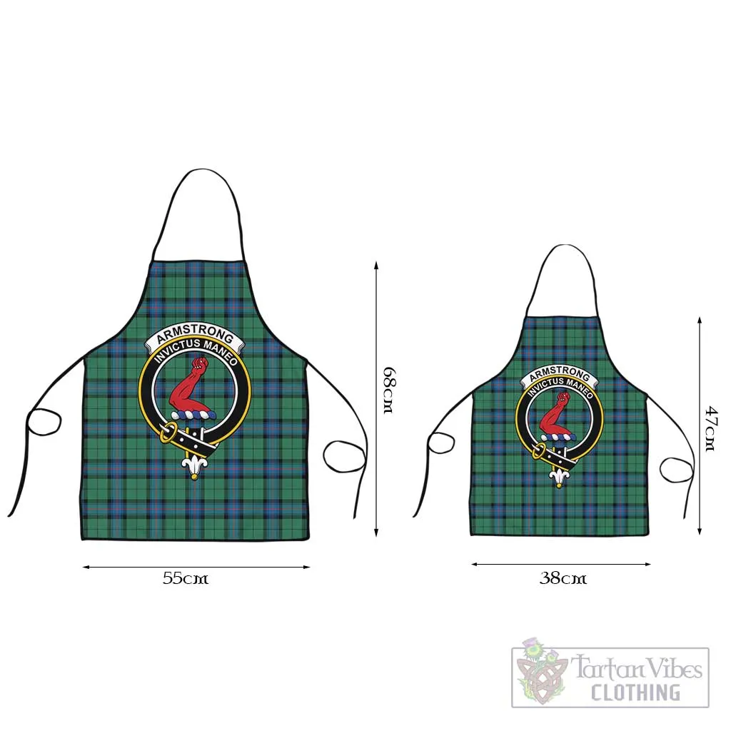 Armstrong Ancient Tartan Apron with Family Crest