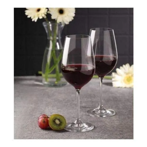 Ash & Roh® red and White Wine Glass Big Wine for Beverage Party Glass Pack of 6