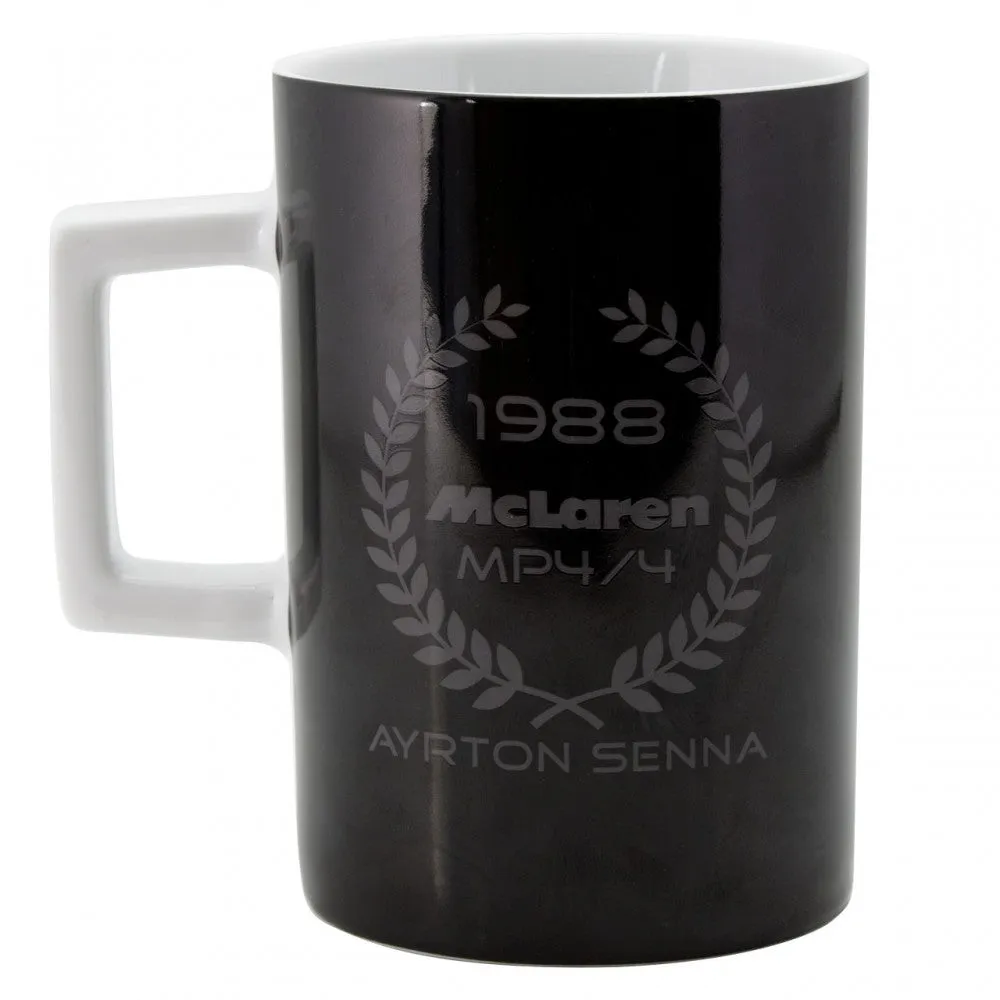 Ayrton Senna Mug, World Champion, 300 ml, Black, 2017