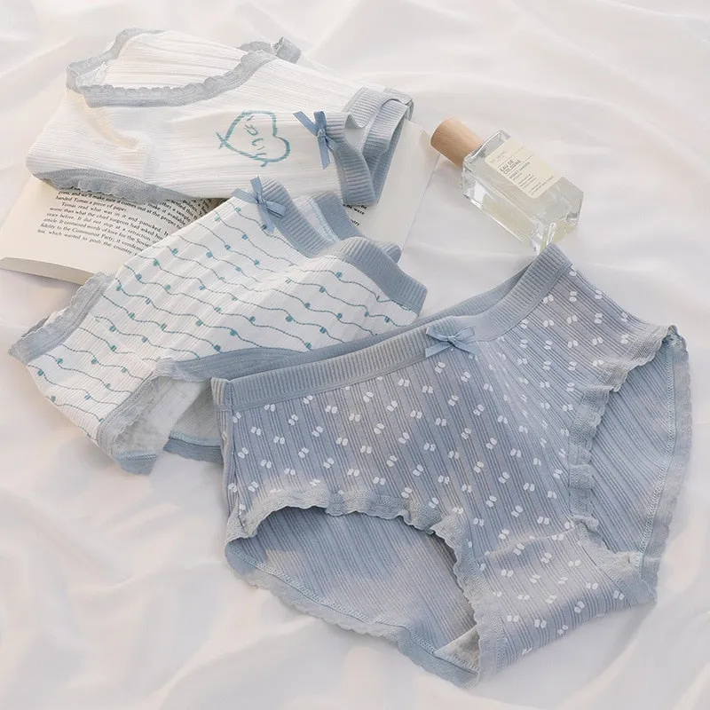 Baby Blue Flower Undies