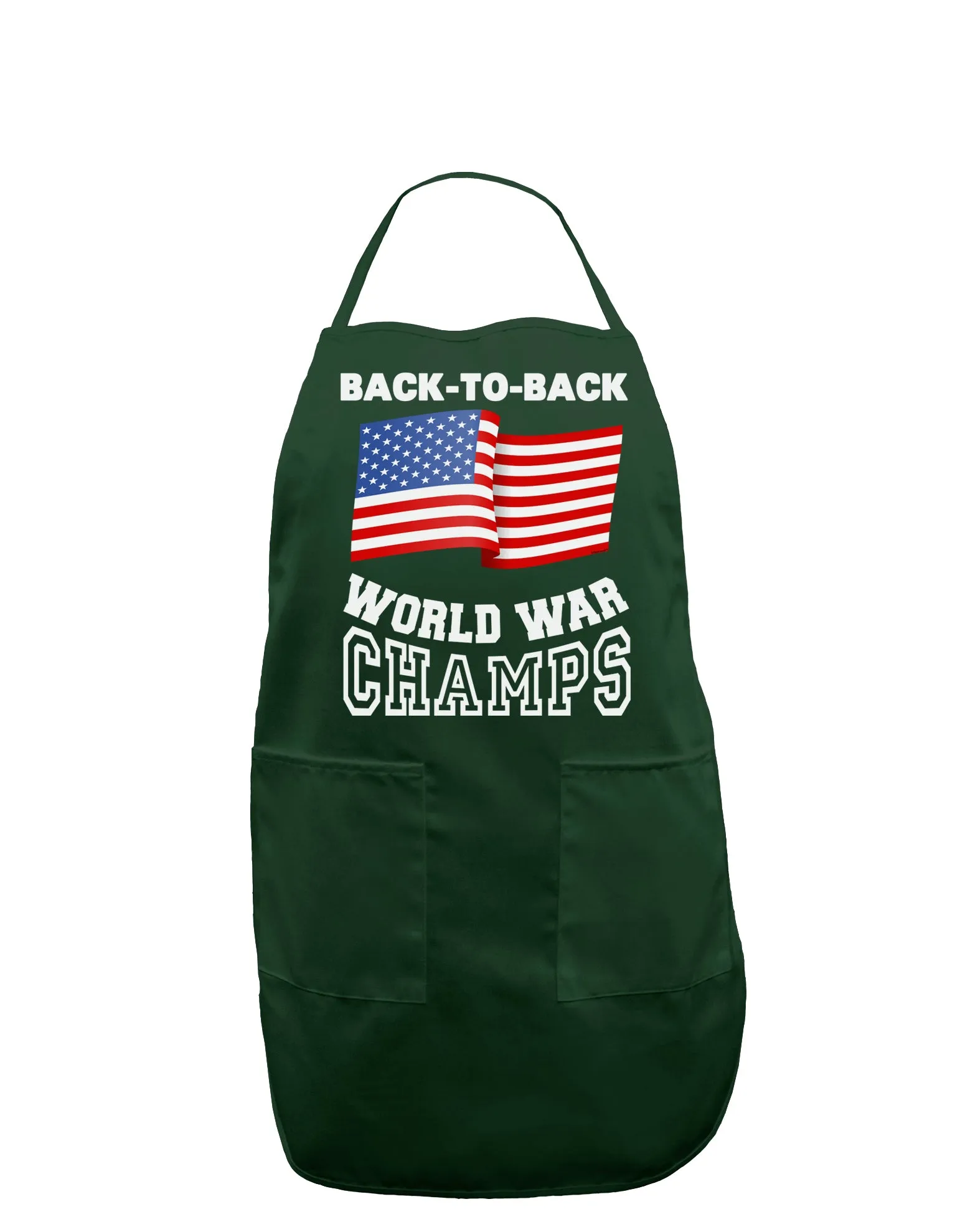 Back to Back World War Champs Dark Adult Apron