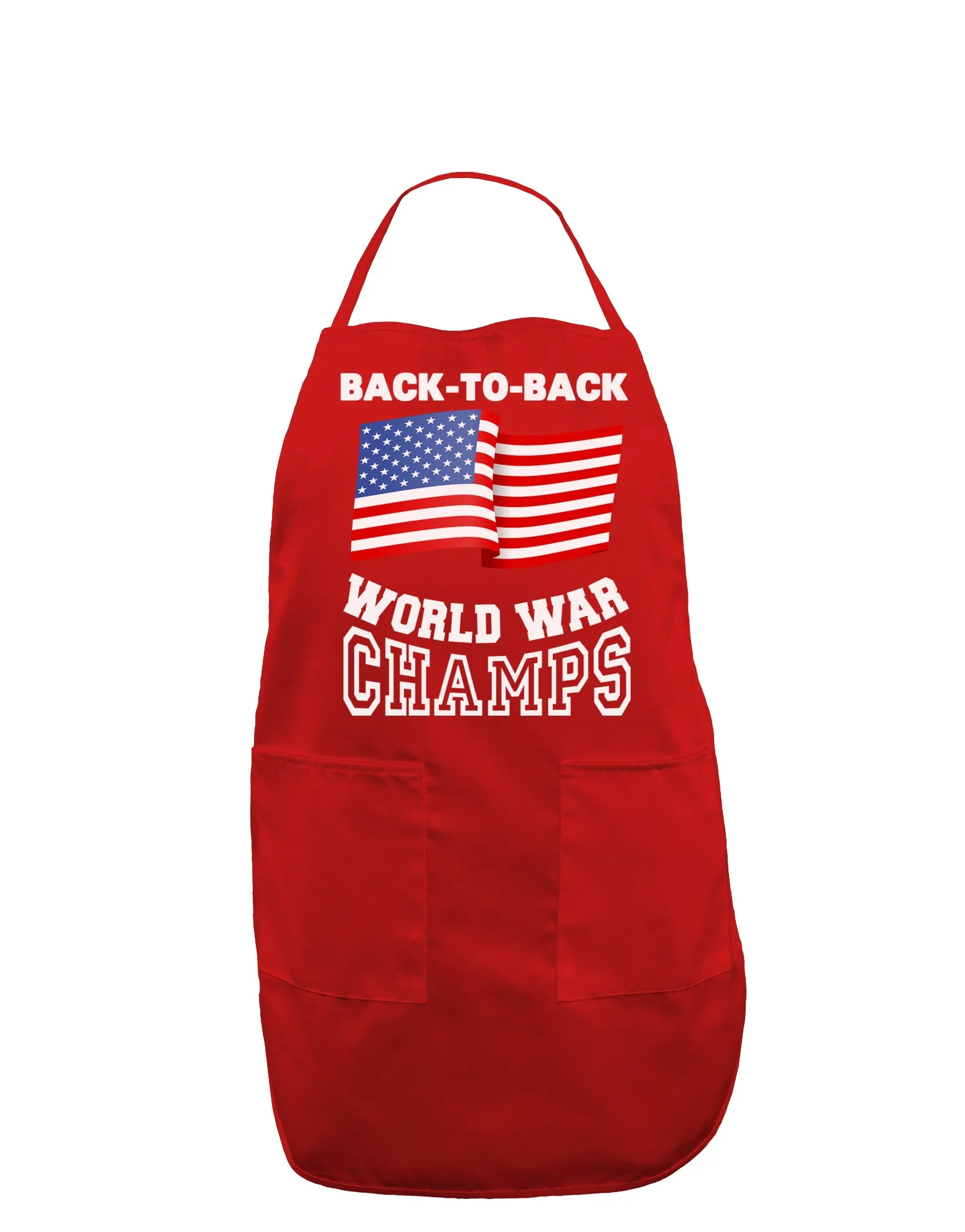 Back to Back World War Champs Dark Adult Apron