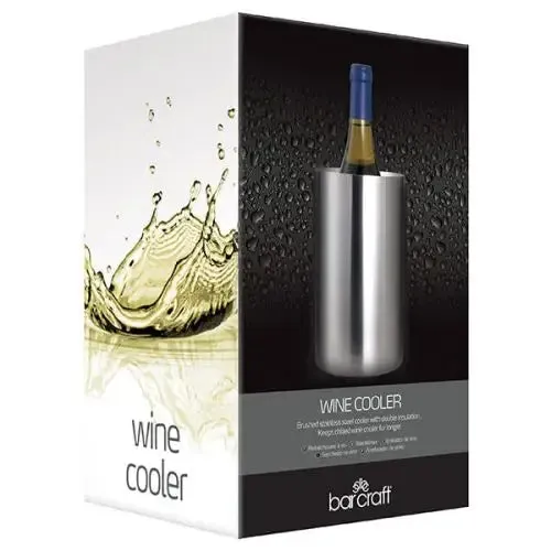 BarCraft Stainless Steel Double Walled Wine Cooler