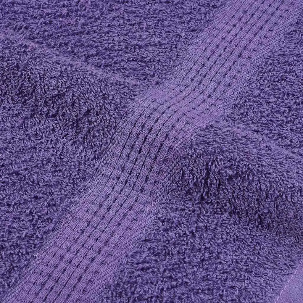 Bath Towels 4 pcs Purple 100x150 cm 360 gsm 100% Cotton