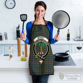 Bisset Tartan Apron with Family Crest