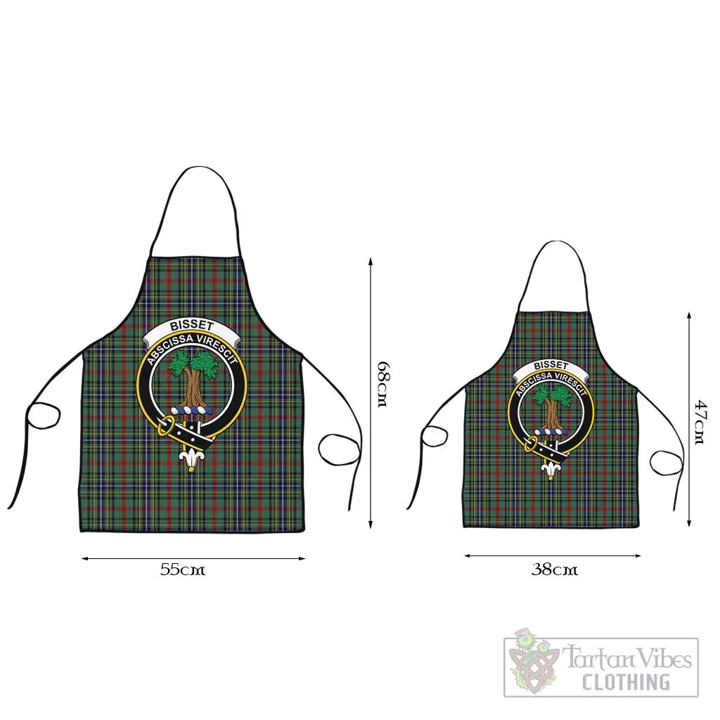 Bisset Tartan Apron with Family Crest