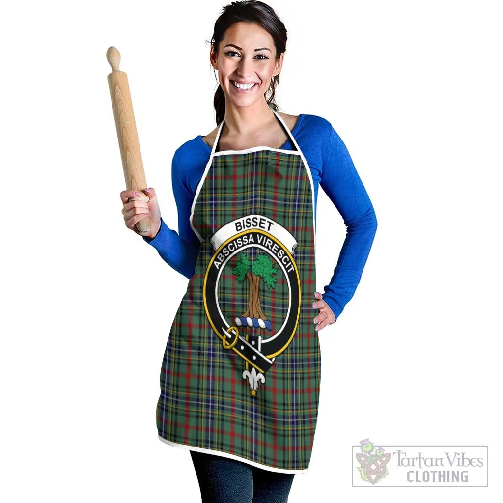 Bisset Tartan Apron with Family Crest