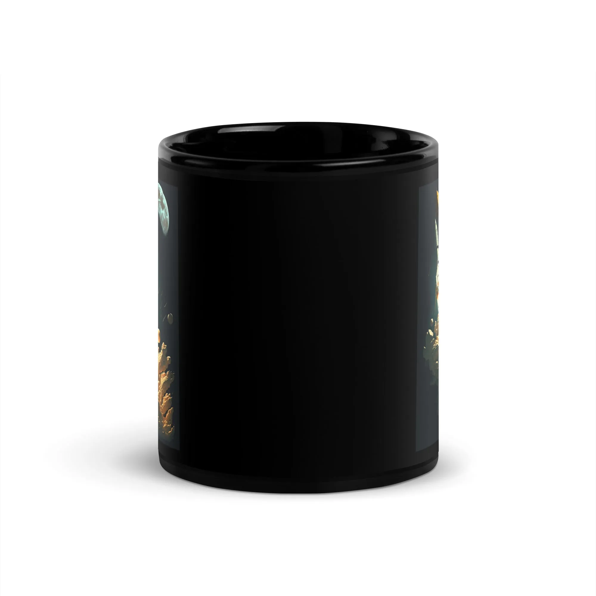 Black Glossy Mug