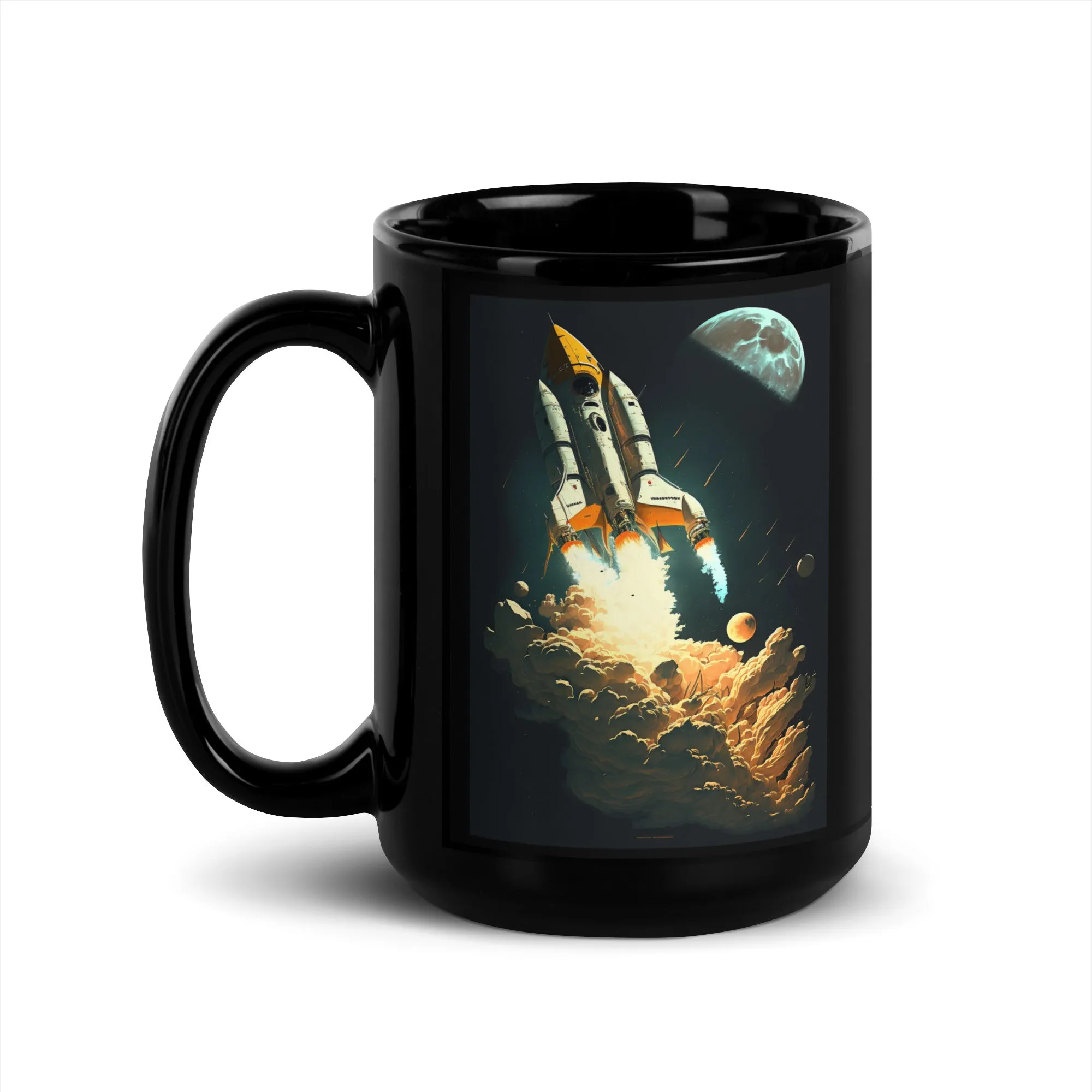 Black Glossy Mug