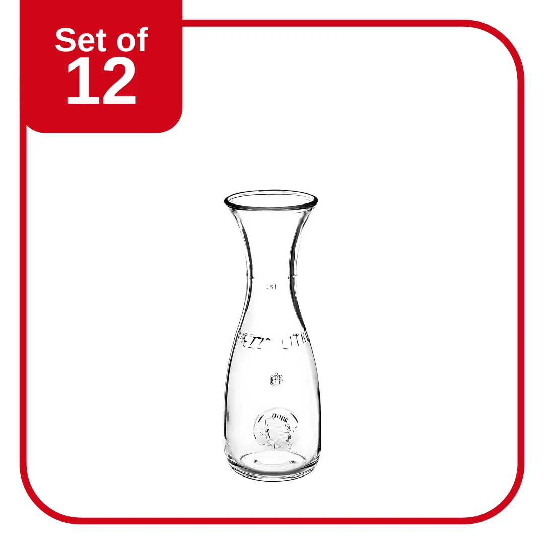 BORMIOLI ROCCO MISURE CARAFE 0.5lt CLEAR (1.84169) (Set of 12 )