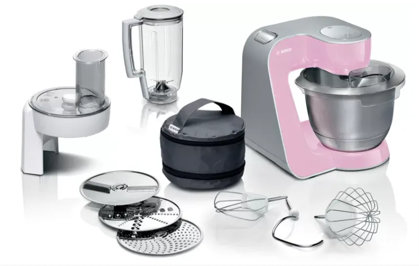 Bosch MUM58K20 Kitchen machine MUM5 1000 W Pink, Silver *Clearance Offer, Limited Stocks!*