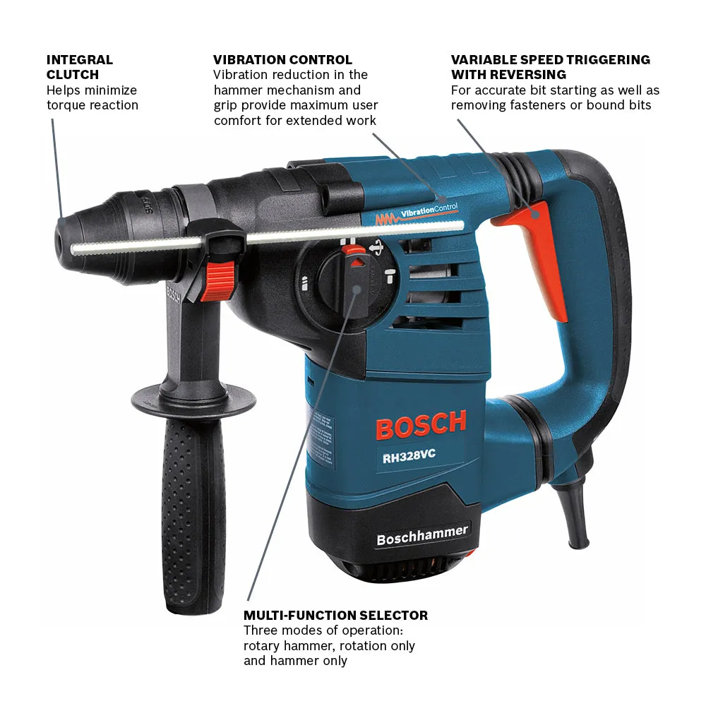 BOSCH RH328VC SDS-plus® 1-1/8 In. Rotary Hammer