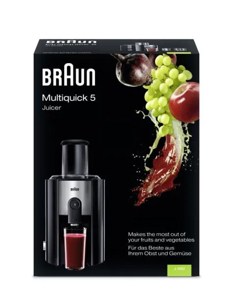 Braun J500 Multiquick 5 Anti Drip System Juicer 220 Volts Export Only