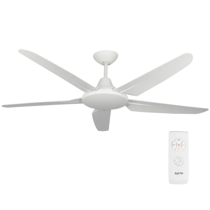 Bright Star Lighting FCF054 WHITE Ceiling Fan