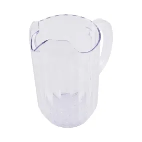 CAC China WPBV-48C Pitcher Water PC 1-Spout Clear 48oz Case of 12 Pcs