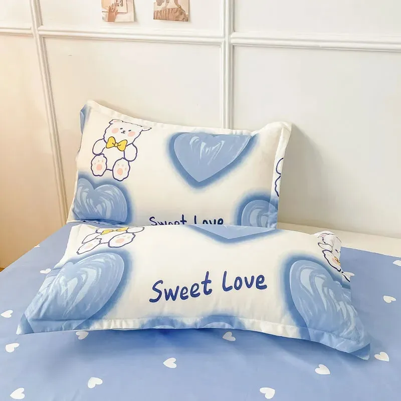 Cartoon Sweet Bear Love Heart Bedding Sets