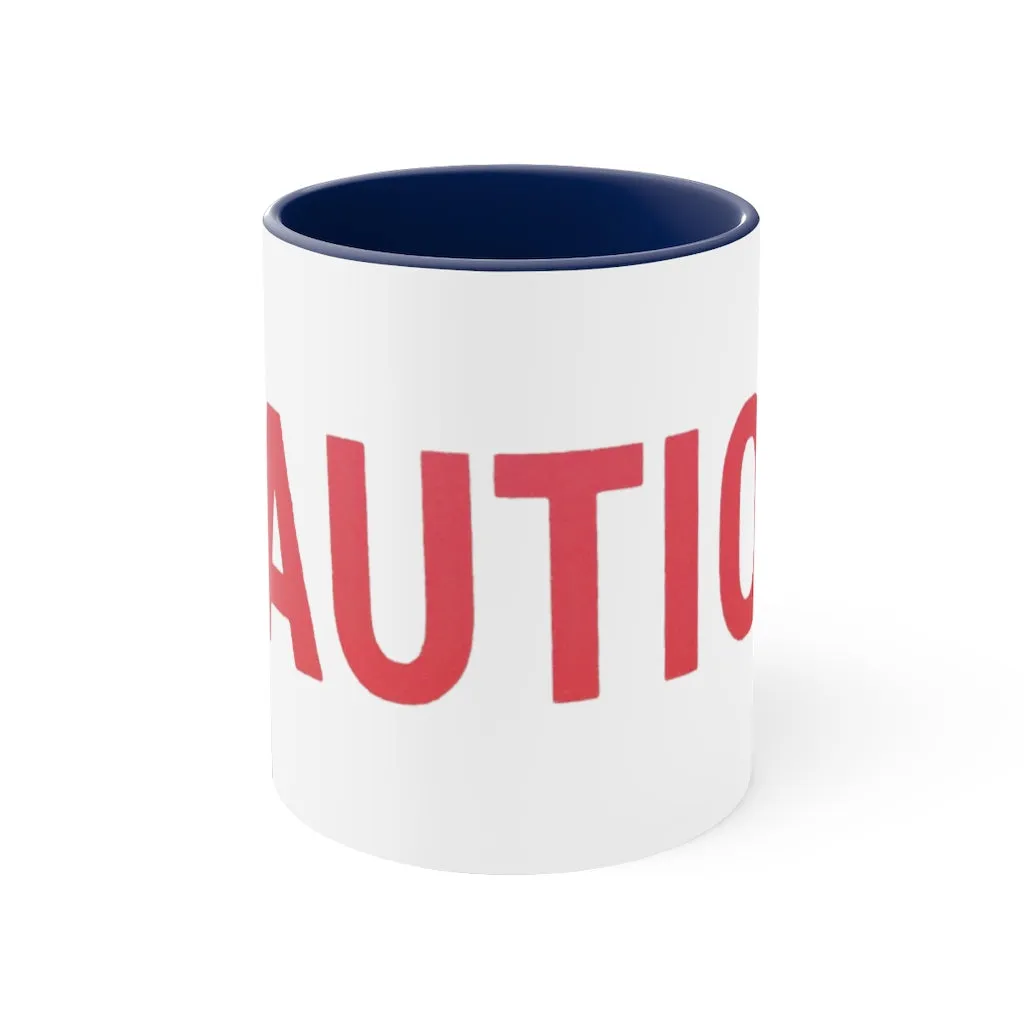 Caution Accent Coffee Mug, 11oz