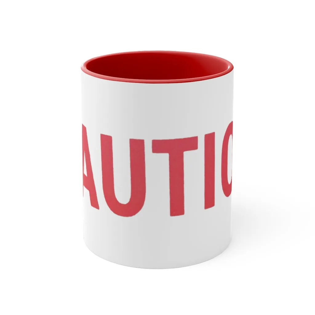 Caution Accent Coffee Mug, 11oz