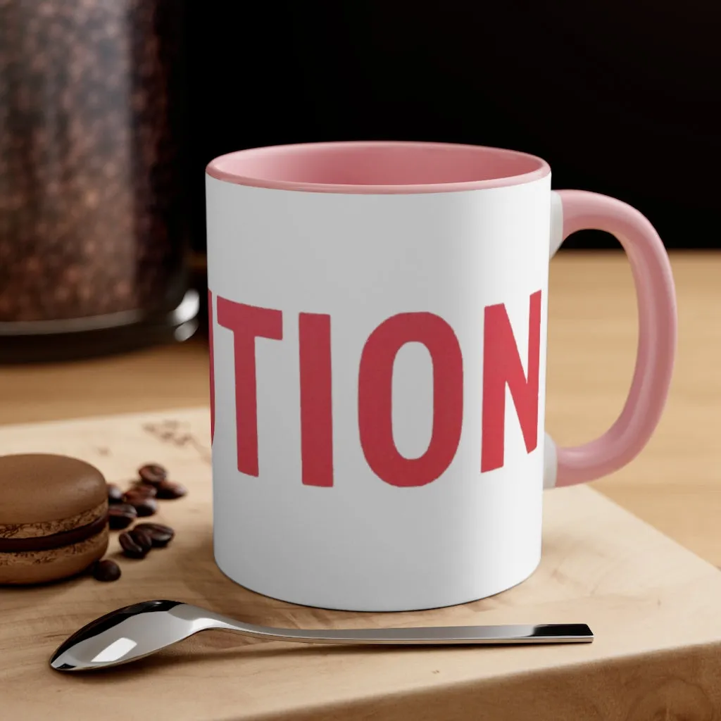 Caution Accent Coffee Mug, 11oz