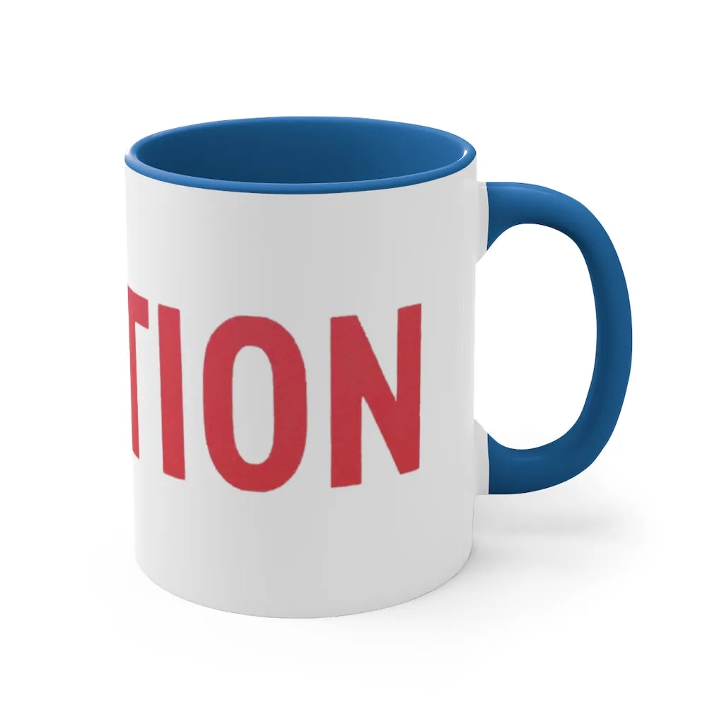 Caution Accent Coffee Mug, 11oz