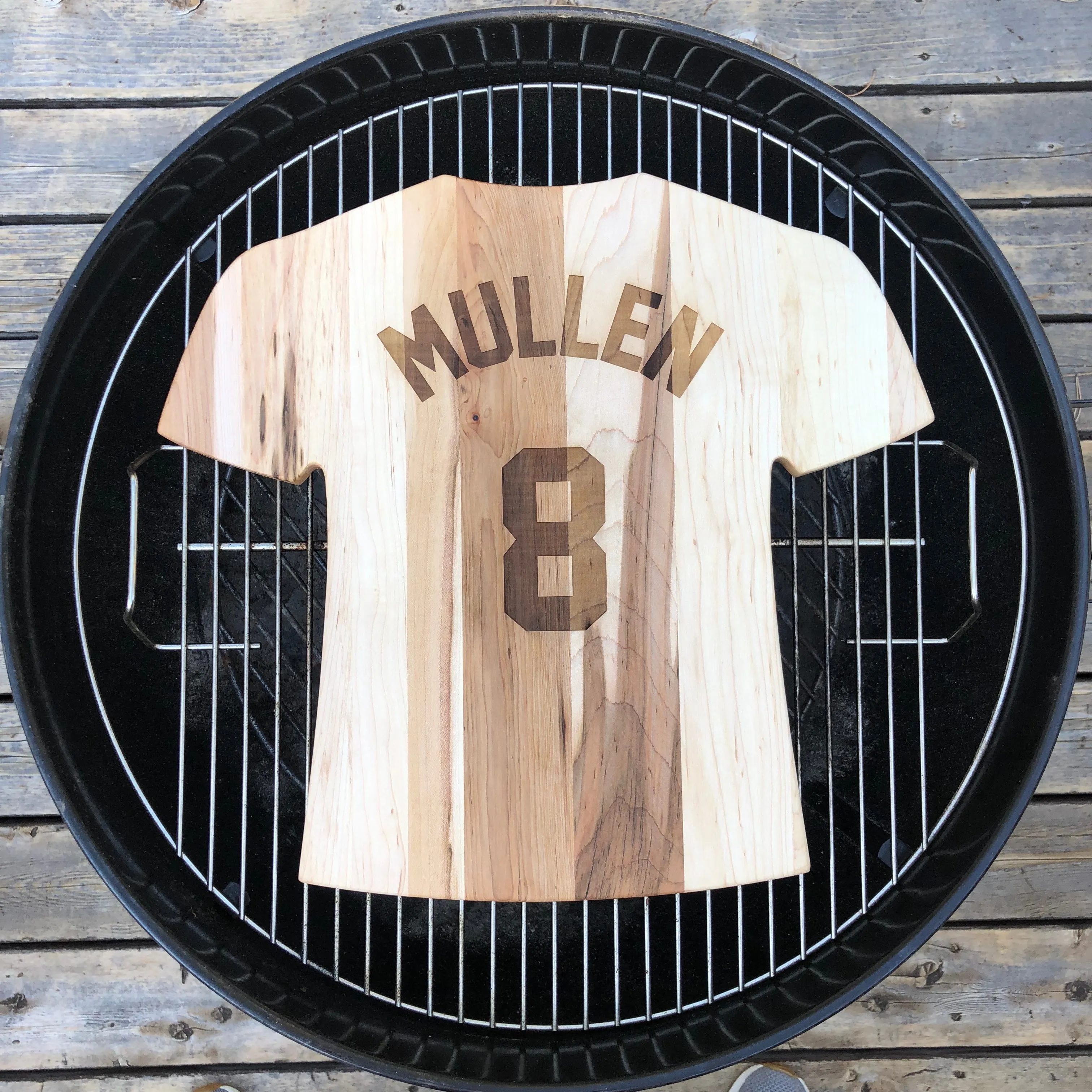 Cerveceros de Milwaukee Team Jersey Cutting Board | Customize With Your Name & Number | Add a Personalized Note (en Español)