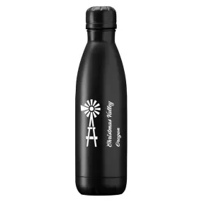 Christmas Valley Black Insulated Water Bottle