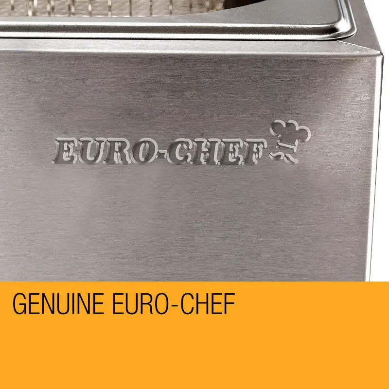 Commercial Dual Tank Electric Deep Fryer 2500W x2 | Euro-Chef