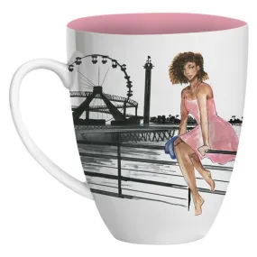 CROWNED IN CURLS MUG