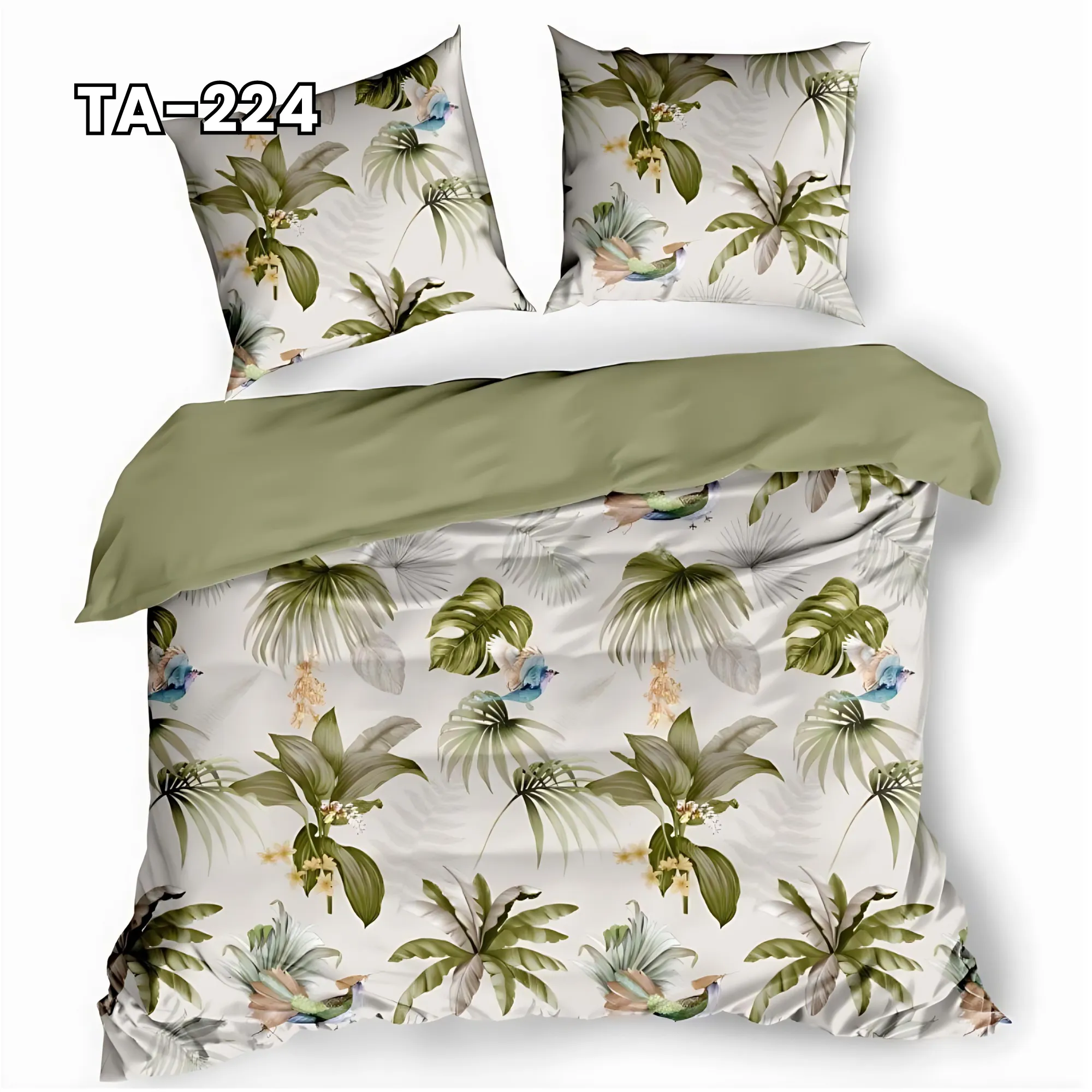 Customize Tencel Basic Set - 1 Duvet cover, 1 Fitted sheet and 2 Pillow cases - Choose your color