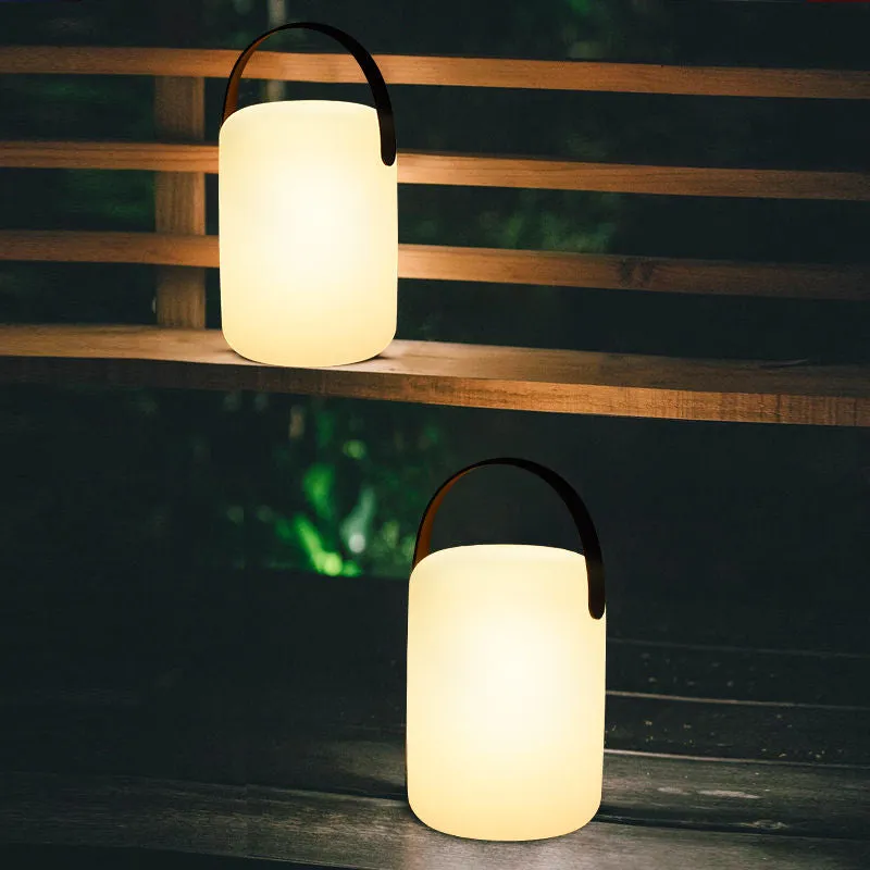 Cylindrical Rechargeable RGB Dimmable Night Lamp