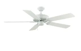 Dalton White 52" Ceiling Fan