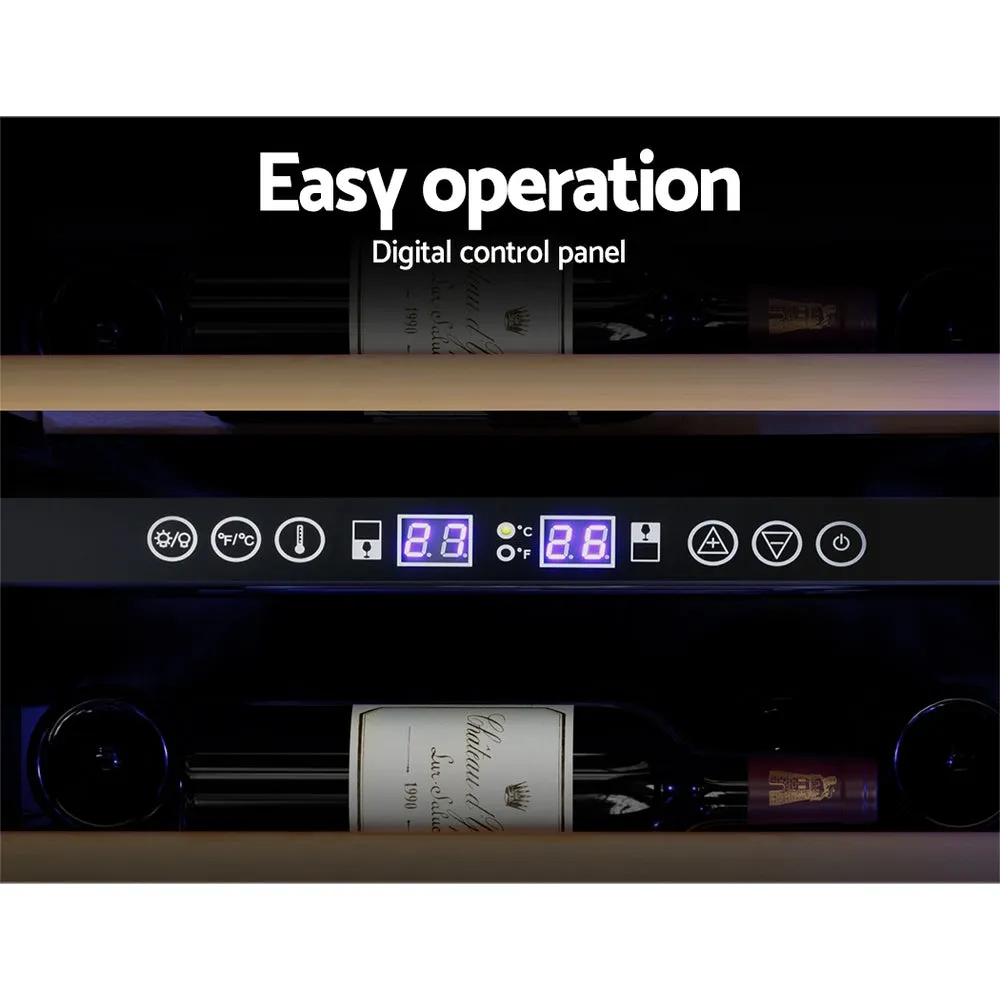 Devanti Wine Cooler Fridge Compressor Cellar Chiller Commercial Home 128 Bottles