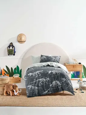 Dino dig duvet cover set