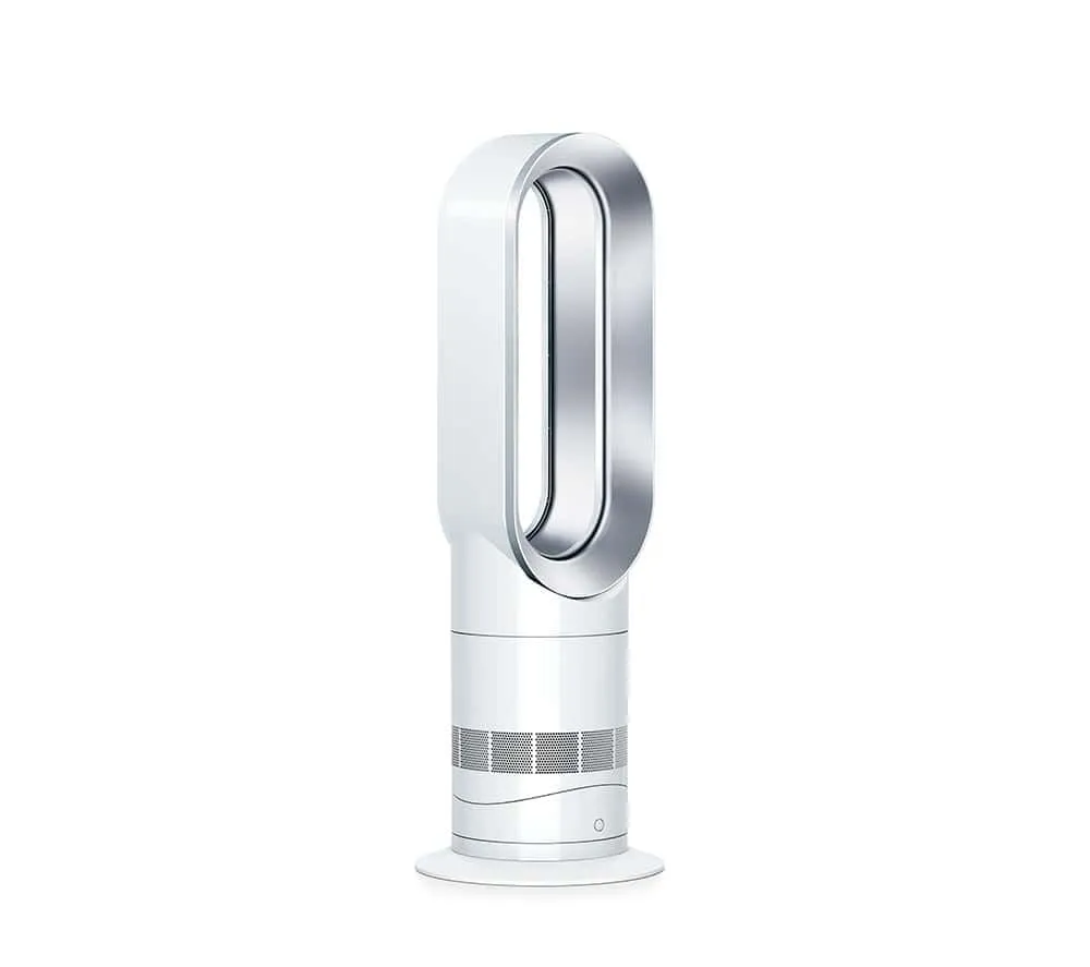 Dyson AM09 Hot Cool Jet Focus Heater Fan - White/Silver