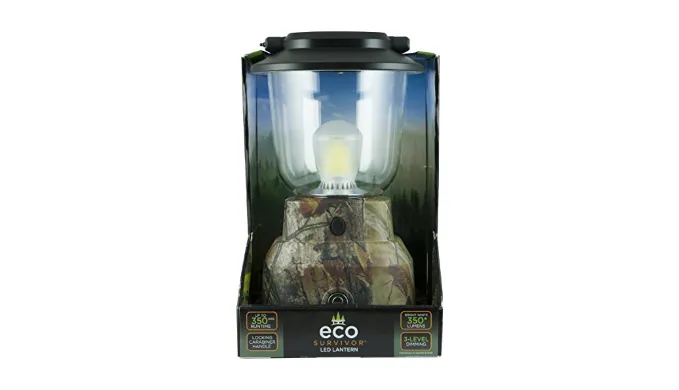 EcoSurvivor Portable Outdoor Emergency LED Lantern, Dust/Water Resistant - Ships Next Day!