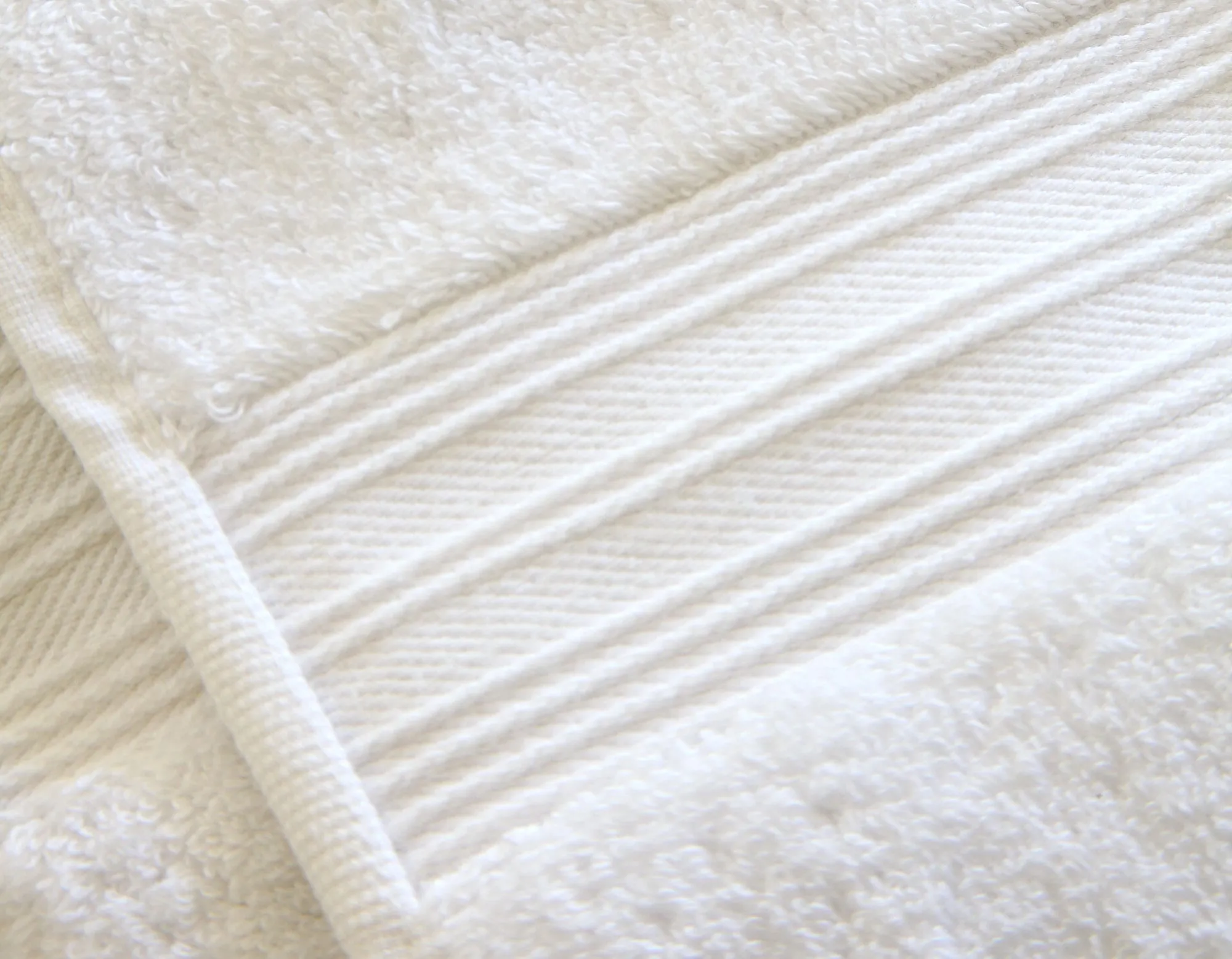 Egyptian Cotton Bath Towel Pair - White