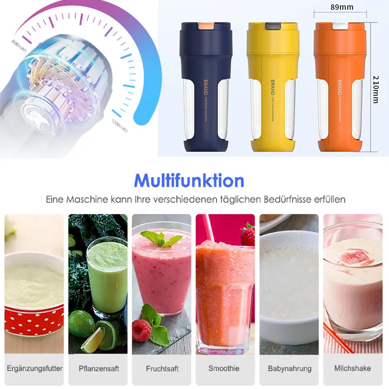 Electric Juicer Mini Portable Blender Fruit Mixers Fruit Extractors