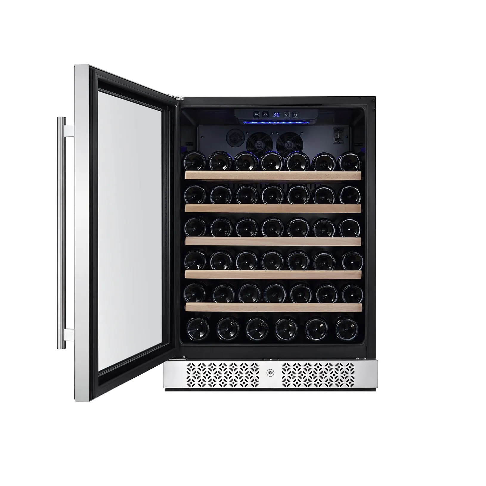 Empava WC03S 24 Inch Wine Cooler Wine Fridge 52 Bottles