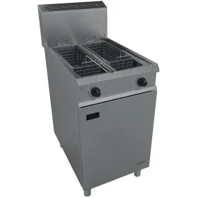 Falcon Chieftain Twin Tank Twin Basket Free Standing Propane Gas Fryer G1848X