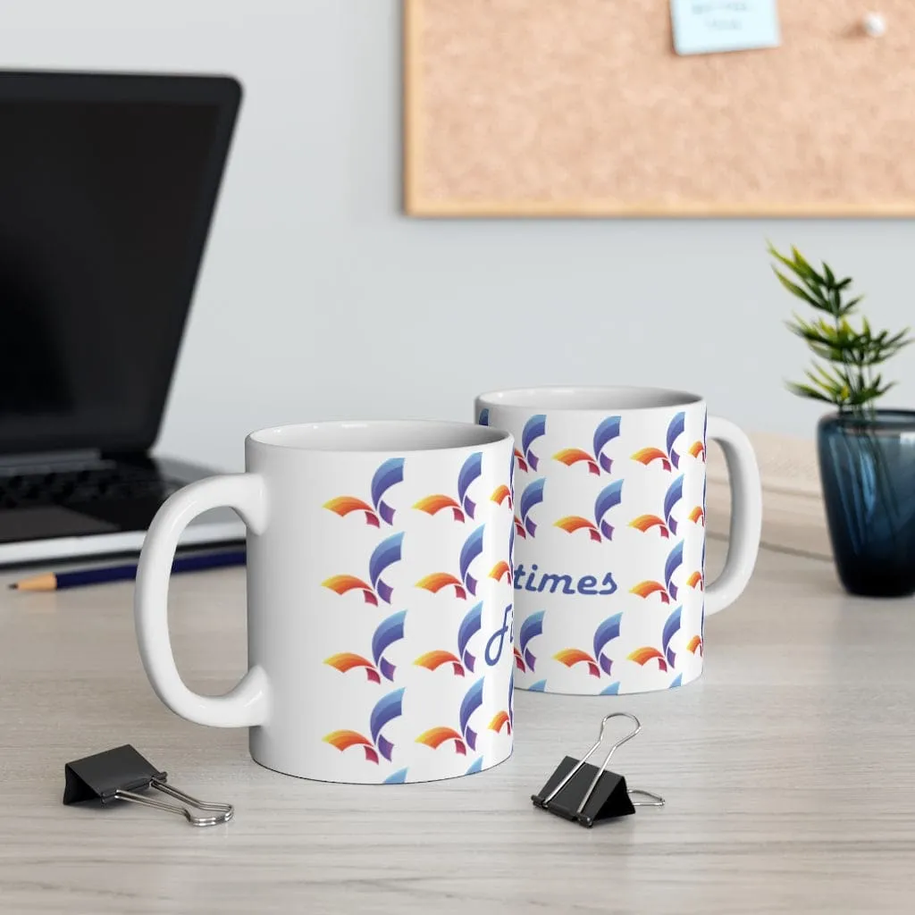 Fikafuntimes Multicolor Ceramic Mug